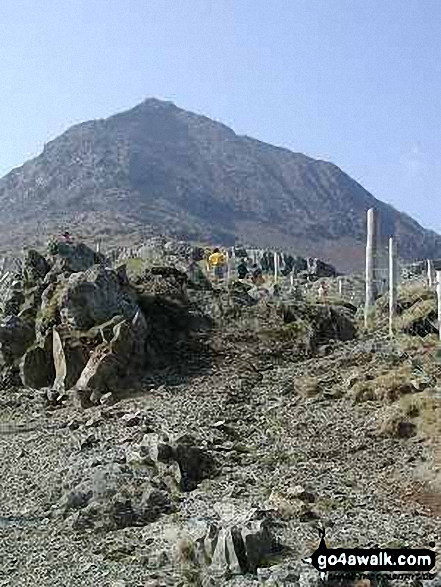 Walk gw136 The Snowdon (Yr Wyddfa) Horseshoe from Pen y Pass - Crib Goch from Bwlch y Moch