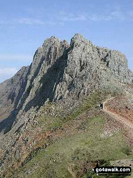 Walk gw136 The Snowdon (Yr Wyddfa) Horseshoe from Pen y Pass - The Crib Goch Ridge