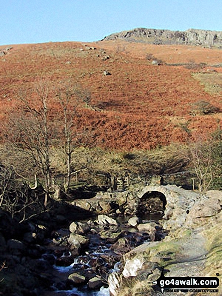 Walk c247 The Fairfield Horseshoe from Ambleside - High Sweden Bridge