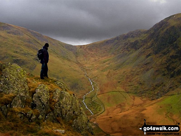 My Good Friend John on Rough Crag (on The Way To High Street) in The Lake District Cumbria England