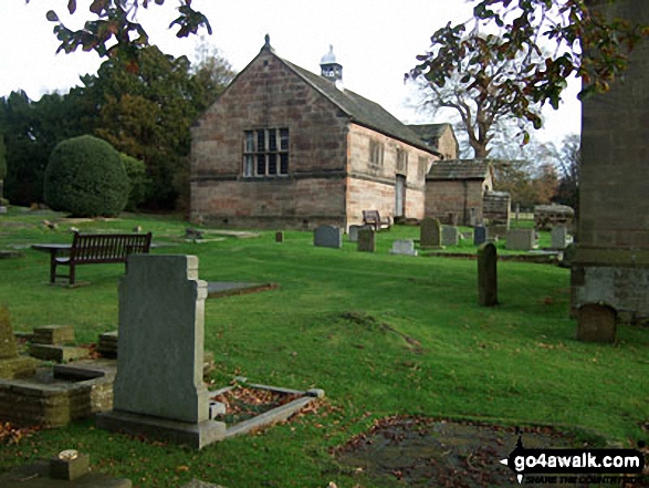 Walk ch103 Hare Hill and Monk's Heath from Alderley Edge - Nether Alderley Church