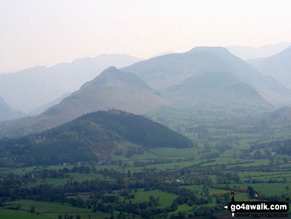 Cat Bells (Catbells) from the summit of Dodd (Skiddaw)