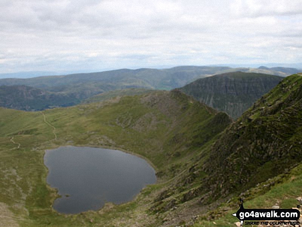 Walk c432 Helvellyn from Thirlmere - Red Tarn from Helvellyn