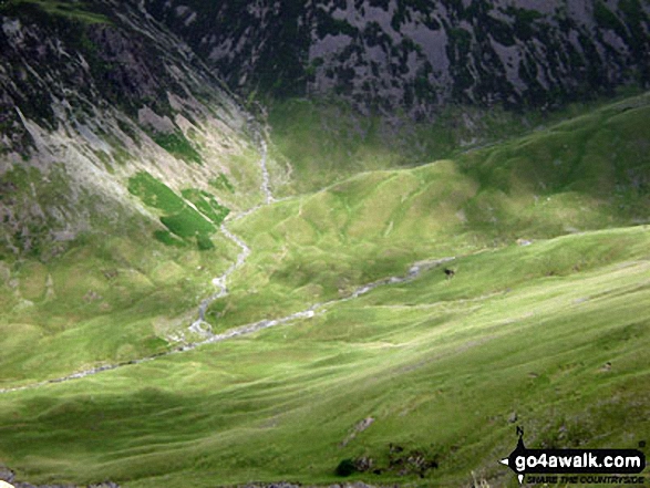 Walk c343 Pillar and Red Pike from Wasdale Head, Wast Water - Ennerdale (featuring Loft Beck and Tongue Beck) from Black Sail Pass