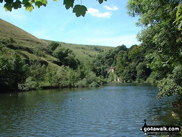 Walk d246 Miller's Dale and Water-cum-Jolly Dale from Tideswell - Water-cum-Jolly Dale