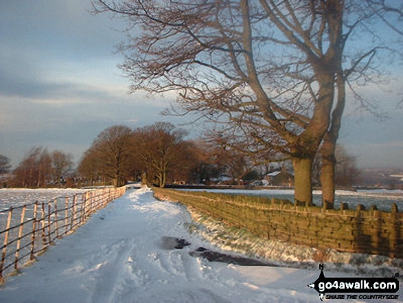 Snow above Mellor 