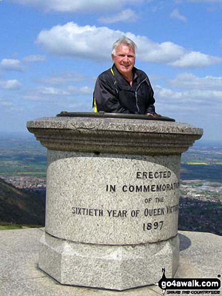 Walk wo100 Malvern (Worcestershire Beacon) from Upper Wyche - William Baker on the Malvern (Worcestershire Beacon)