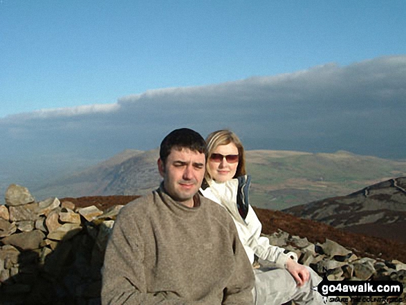 Me and my boyfriend Paul on Tre'r Ceiri (Yr Eifl) in Llyn Peninsula Gwynedd Wales