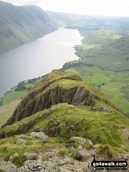 Walk c133 The Netherbeck Round from Greendale - Wast Water from Yewbarrow