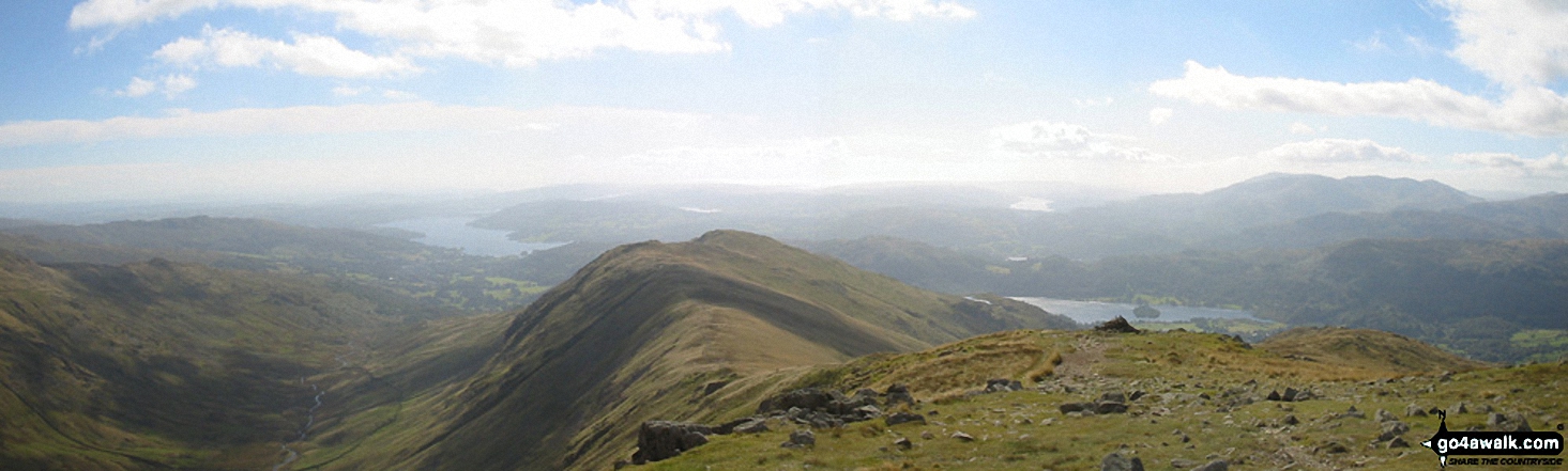 Walk c230 The Scandale Beck Horizon from Ambleside - *Heron Pike and Nab Scar from Fairfield