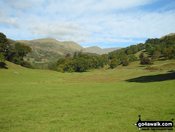 Walk c389 Great Rigg, Fairfield and Hart Crag from Ambleside - Nab Scar, Heron Pike, Great Rigg and Fairfield from Rydal Park