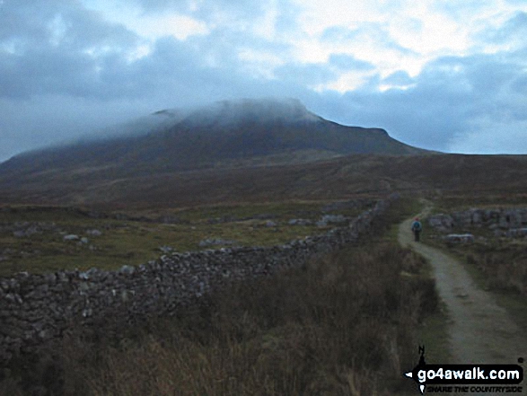 A brooding Pen-y-ghent from Horton in Ribblesdale