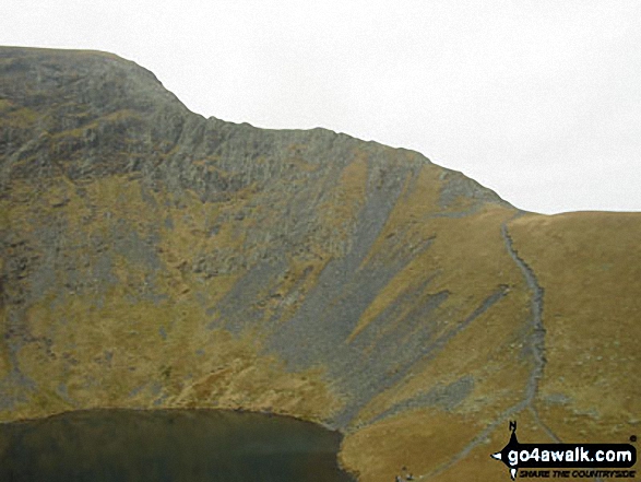 Walk c117 Blencathra and Knowe Crags (Blease Fell) via Sharp Edge from Scales - Sharp Edge, Blencathra or Saddleback (Hallsfell Top)