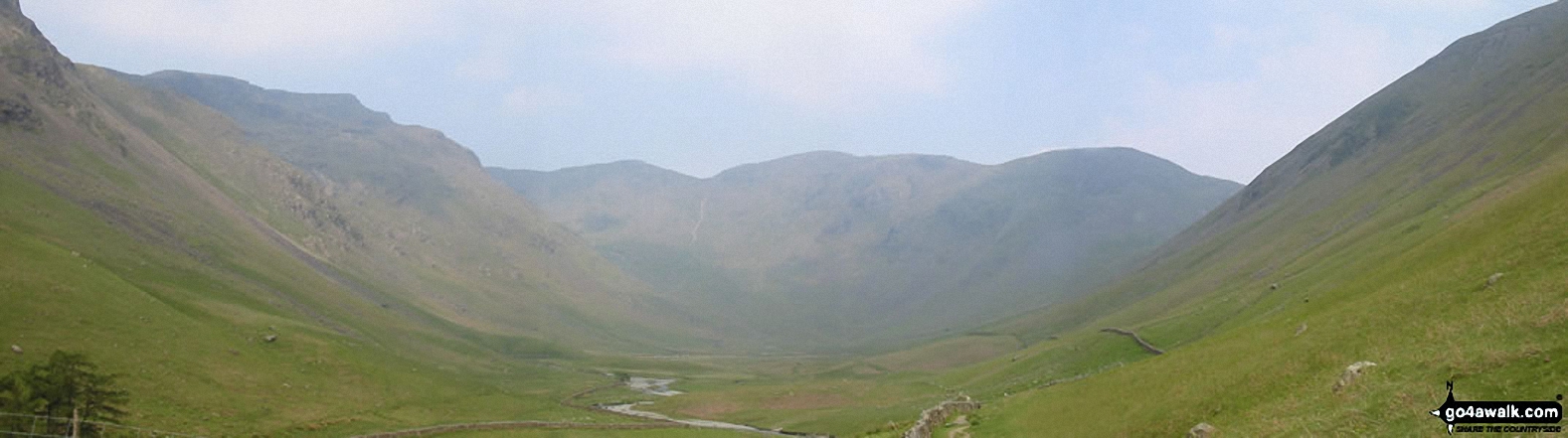 Walk c421 Mellbreak and Hen Comb from Loweswater - *Red Pike, Black Crag, Pillar and Looking Stead from Mosedale, Wasdale