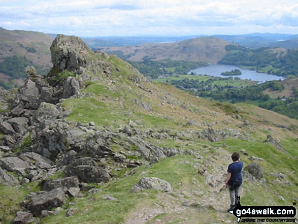 Helm Crag from Gibson Knott