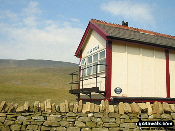 Blea Moor Signal Box with Whernside beyond