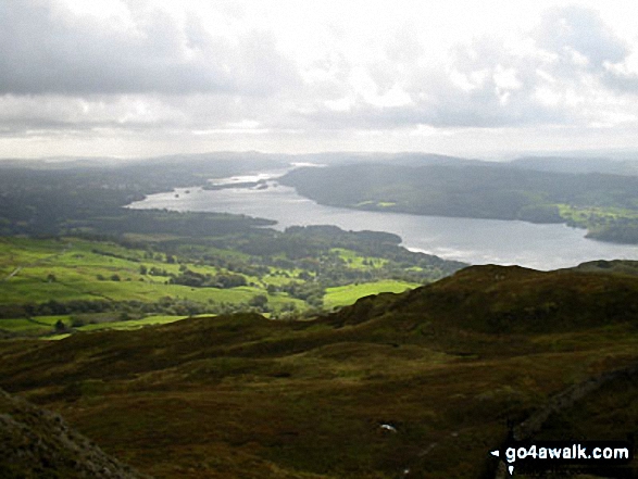 Walk c412 Wansfell Pike and Baystones (Wansfell) from Ambleside - Windermere from Baystones (Wansfell)