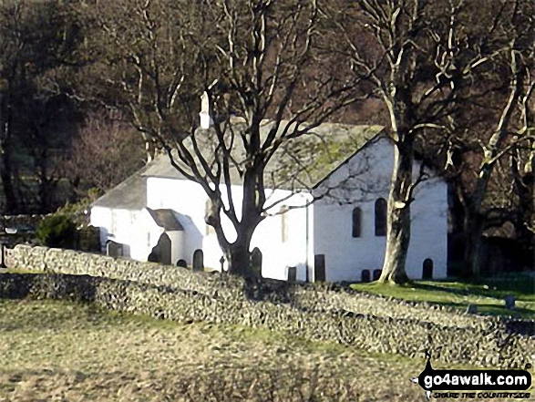 Walk c100 The Newlands Horseshoe from Hawes End - Newlands Church