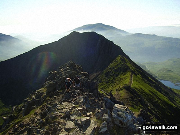 Walk gw136 The Snowdon (Yr Wyddfa) Horseshoe from Pen y Pass - Crib Goch