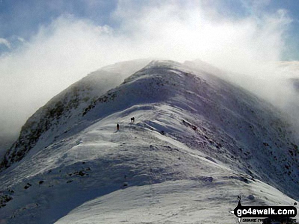 Walk Beinn Challuim (South Top) walking UK Mountains in The River Tay to Rannoch Moor Loch Lomond and The Trossochs National Park Stirlingshire, Scotland