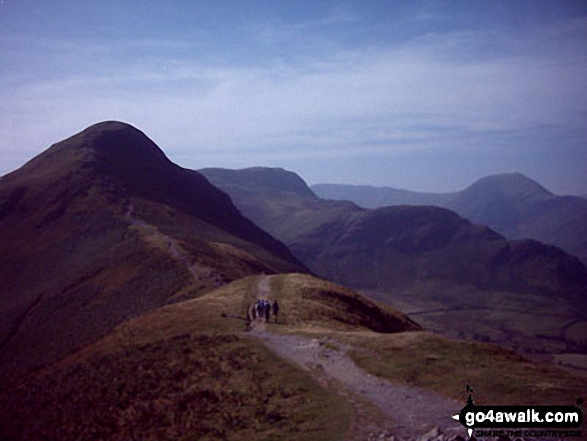 Walk c100 The Newlands Horseshoe from Hawes End - Cat Bells (Catbells) from Skelgill Bank