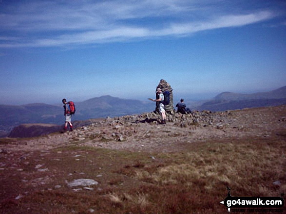 Walk c100 The Newlands Horseshoe from Hawes End - Dale Head (Newlands) summit