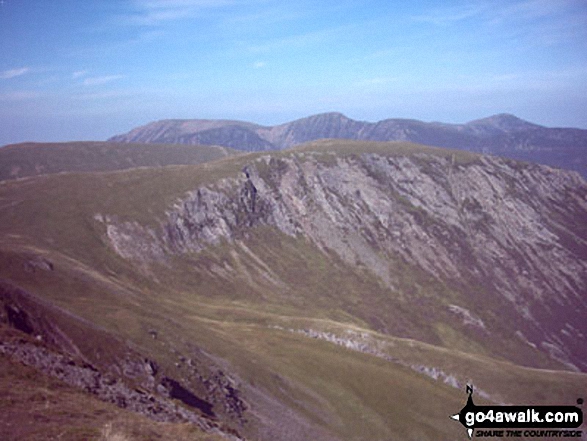 Walk c459 The Greater Newlands Horseshoe from Hawes End - Hindscarth from Dale Head (Newlands)