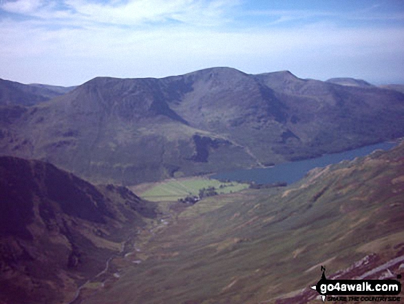 Walk c313 The Newlands Fells from Hawes End - High Crag, High Stile, Red Pike and Buttermere from Hindscarth Edge