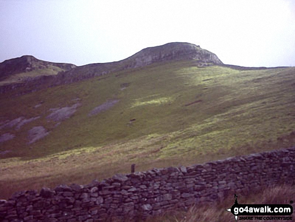 Walk ny322 The Yorkshire Three Peaks Challenge as a 2 day walk - Day 2 from Horton in Ribblesdale - The Yorkshire Three Peaks Challenge - approaching Pen-y-ghent