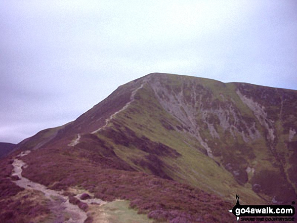 On Sleet How between Grisedale Pike from Braithwaite 