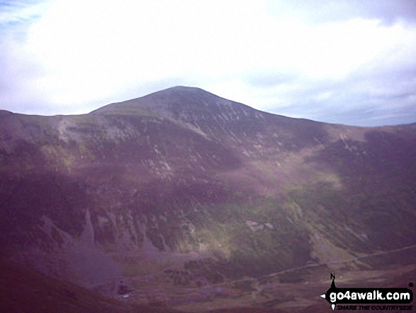 Walk c310 The Coledale Horseshoe from Braithwaite - Robinson from Sail (Derwent Fells)