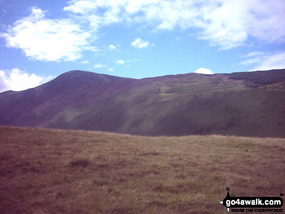 Walk c408 Grisedale Pike and Causey Pike from Braithwaite - Grisedale Pike from Causey Pike