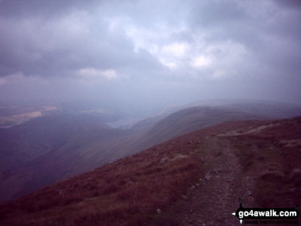 High Raise and Raven Howe from Rampsgill Head