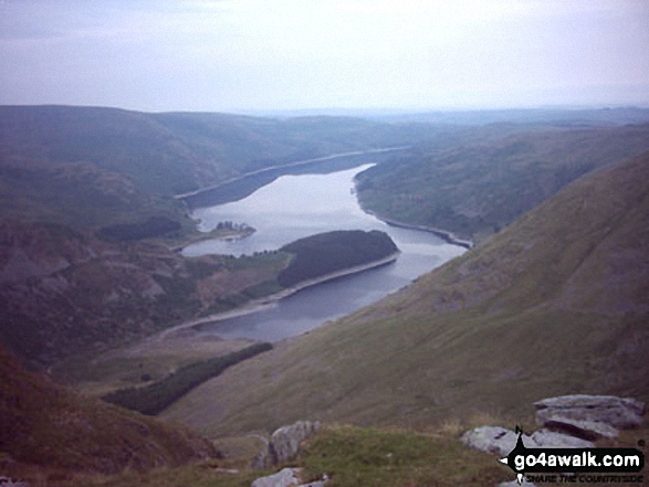 Walk c251 The Mardale Head Horizon from Mardale Head - Haweswater from above Adam Seat