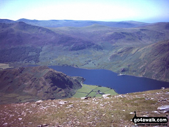 Rannerdale Knotts and Crummock Water from Grasmoor