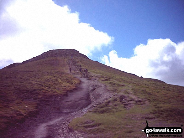 The Yorkshire Three Peaks Challenge - approaching Ingleborough 