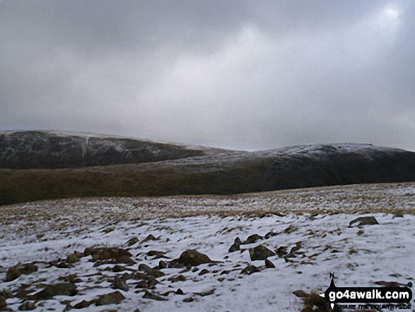 Walk c153 Thornthwaite Crag from Troutbeck - Thornthwaite Crag & High Street from below Stony Cove Pike (Caudale Moor)