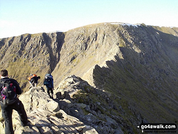 Striding Edge with Helvellyn beyond