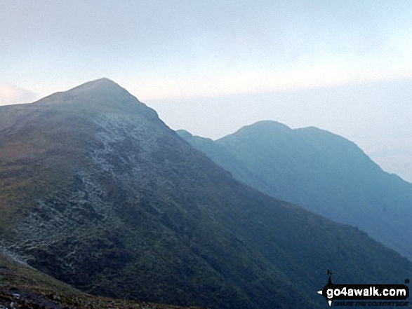 Walk Long Side walking UK Mountains in The Northern Fells The Lake District National Park Cumbria, England