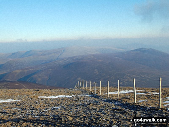 Walk c186 Lonscale Fell and Skiddaw from Gale Road (Underscar) nr Keswick - Descending towards Bakestall