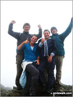 Bagging Snowdon (Yr Wyddfa) Photo: Rosie Woodward