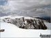 Cairn Lochan (and Braeriach (Braigh Riabhach) (left) and Sron na Lairige (right) in the distance) from Fiacaill Choire an t-Sneachda at the top of the Fiacaill Buttress