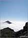 Stob Binnein (front) and Stob Coire an Lochain (Stob Binnein) poking through the clouds during a temperature inversion - viewed from the summit of Ben More (The Crianlarich Hills)