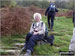 My Auntie Eunice halfway up Wansfell Pike on our holiday