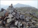 Bow Fell (Bowfell) from Shelter Crags summit cairn