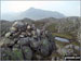 Bow Fell (Bowfell) from Shelter Crags (North Top) summit cairn