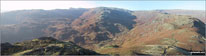 High Raise (Langdale) (centre), Coledale Head, Calf Crag and Gibson Knott (far right) above Grasmere Common from Helm Crag