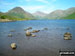 Yewbarrow, Great Gable, Lingmell and the shoulder of Scafell Pike from Wast Water