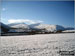 Cribyn and Pen y Fan in the snow from near Brecon