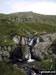 Afon Goch Waterfalls with Llwytmor beyond